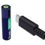 Trust Pilas AAA recargables USB-C 500 mAh pack de 4 unidades 25671